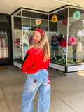 Football Barrel Jeans