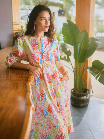 Coral Cove Maxi Dress