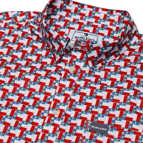 Texas Flag Button Up