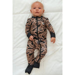 Baby Zip Up- Gauge Camo