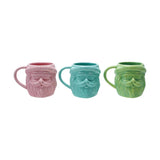 Stoneware Santa Head Mug