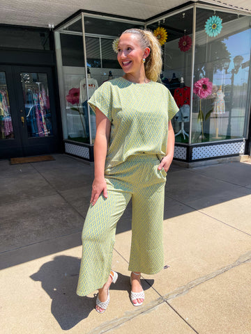 Lime Pop Sparkle Top