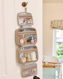 Taupe Makeup Hanging Bag