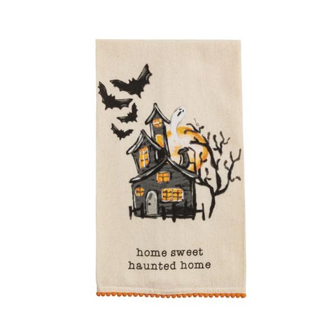 Haunted Home Tea Towel
