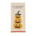 Pumpkin Printed Tea Towel