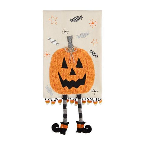 Pumpkin Dangle Leg Towel