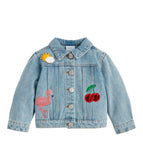 Glitter Patch Denim Jacket