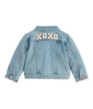 Glitter Patch Denim Jacket
