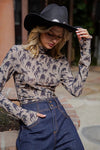 Mesh Western Horse Top