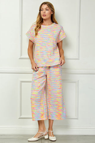 Confetti Cropped Pants