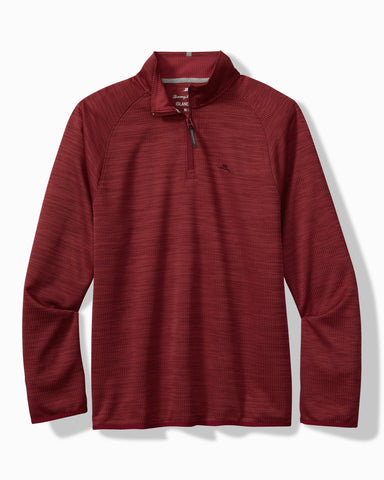Tommy Bahama Half Zip-Sangria
