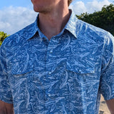 Humpbacks & Tigers Snap Shirt