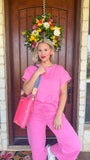 Bubblegum Short Sleeve Top