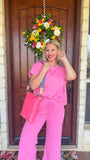 Bubblegum Short Sleeve Top