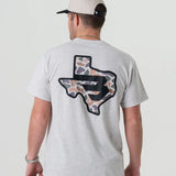 Texas Camo Tee-  Ash Grey