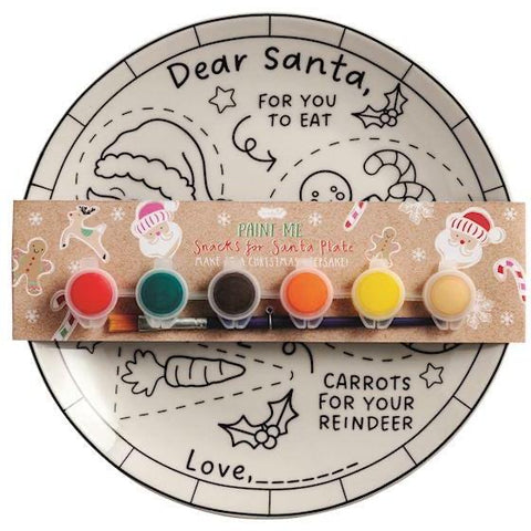 Paint Me Santa Plate