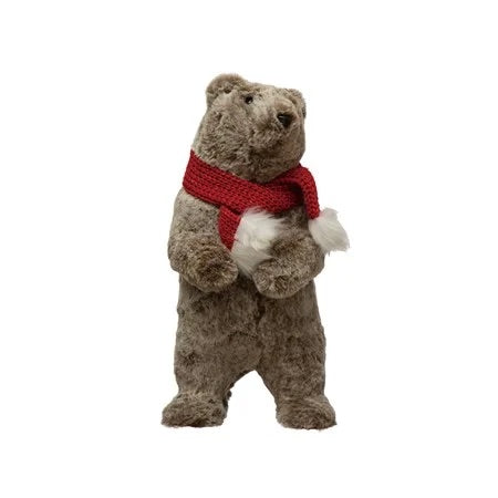 Christmas Bear with Scarf