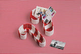 Candy Cane Woven Baskets