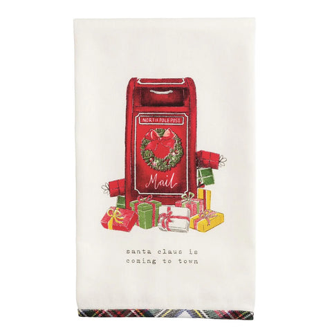 Santa is Coming Towel