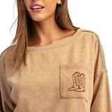 Boot Camel Sweatshirt