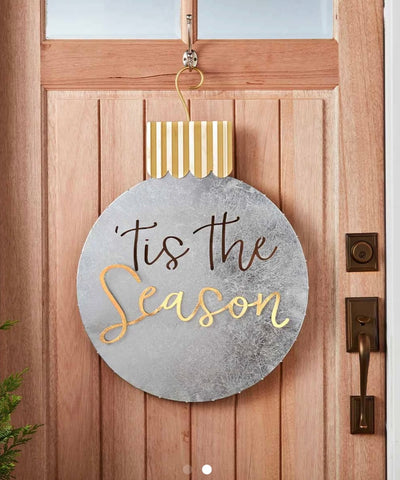Tis the Season Ornament Door Hanger