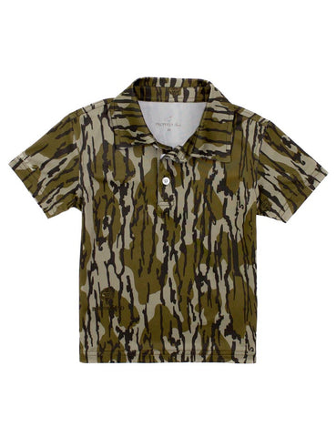 Boys Mossy Oak Polo