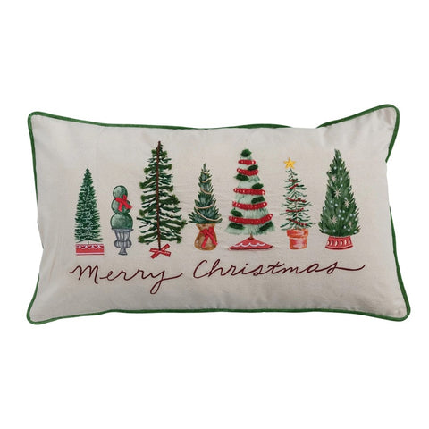 Merry Christmas Lumbar Pillow