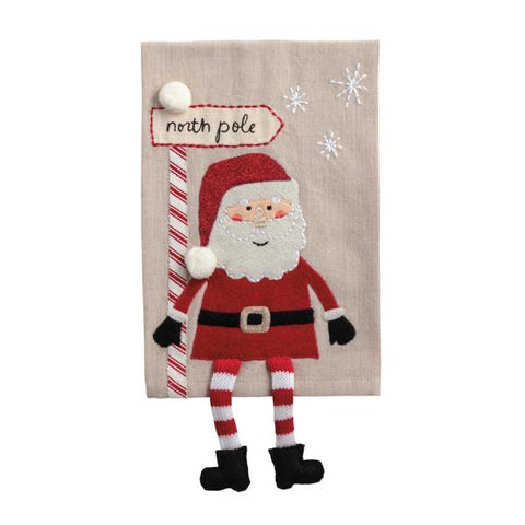 Santa Dangle Towel