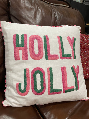 Holly Jolly Pillow
