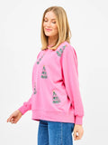 Pink Christmas Trees Sweatshirt