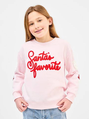 Girls Santa's Favorite Sweater