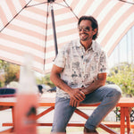 City Slicker Button Up Short Sleeve - Postcard: M