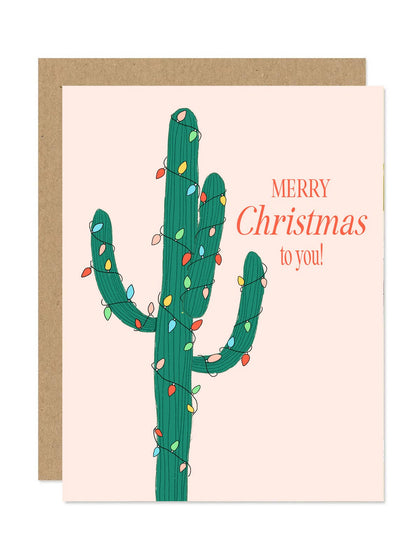 Cactus Christmas Card