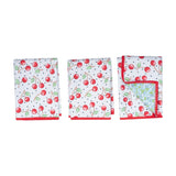 Mighty Mini Towel (Set of 3)-Cherry Red