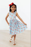 Little Lifeguard Tank Twirl Dress: 3T