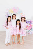 Twinkle Ties 3/4 Sleeve Pocket Twirl Dress: 9/10