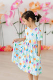 Sweet Treat S/S Pocket Twirl Dress: 5/6