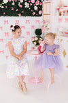 Bow-tastic Flutter Sleeve Twirl Dress: 3T
