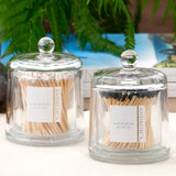 Glass Jar + White Matches