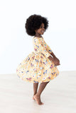 Ponies & Poppies Twirl Dress