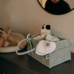 Diaper Caddy in Sage Green