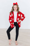 Girls Heart Cozy Cardigan