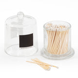 Glass Jar + White Matches