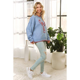 Lovely Lobster Sweater-Blue