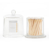 Glass Jar + White Matches
