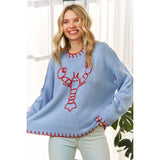 Lovely Lobster Sweater- Cream