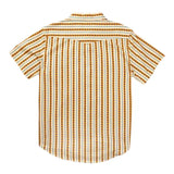 Serape Pearl Snap Short Sleeve - Apricot: M