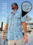 Texas Coastal Camo Fishing Shirt: L