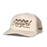 Coastal Cowgirl Hat: Cream/Teal