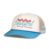 Coastal Cowgirl Hat: Cream/Teal